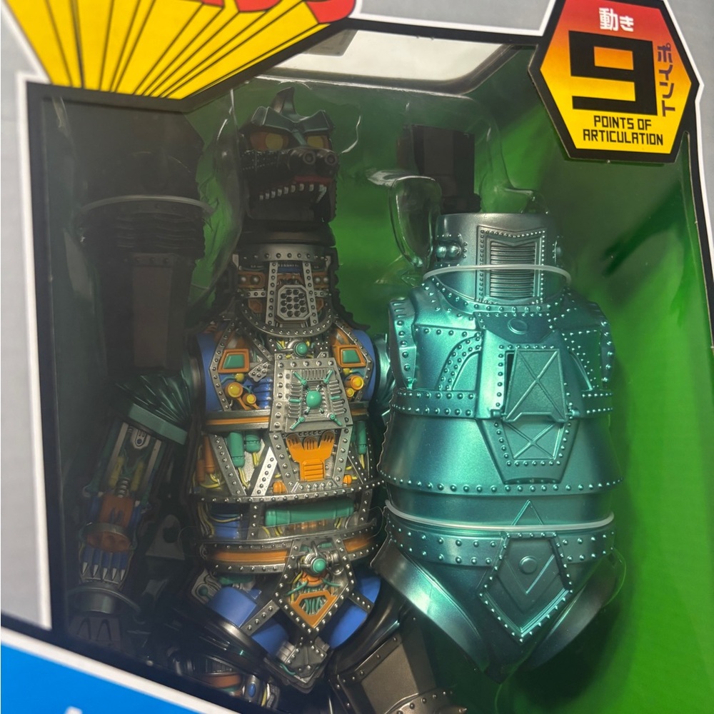 Robotic Battle Duo Action Figures - Blue and Silver